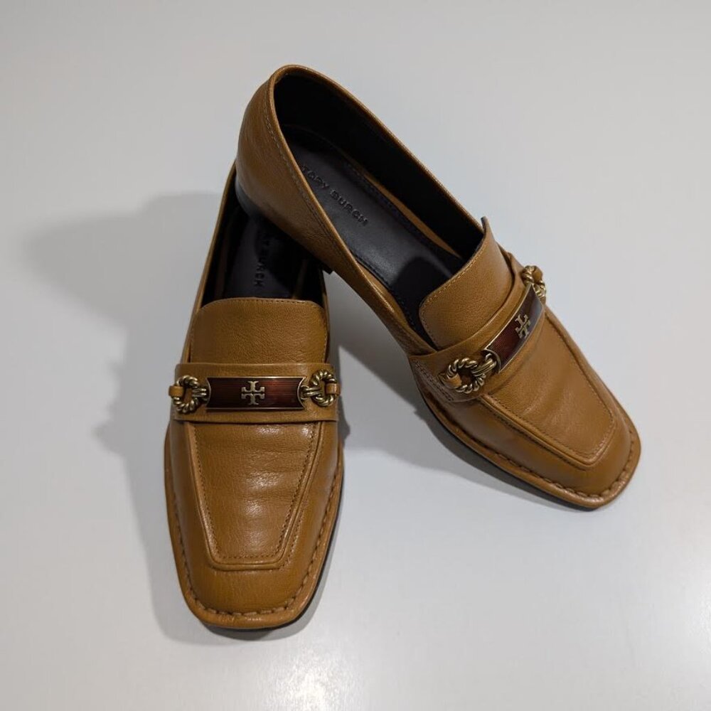 Tory Burch, Perrine Loafer, Color: Caramel Corn, Size: 6.5